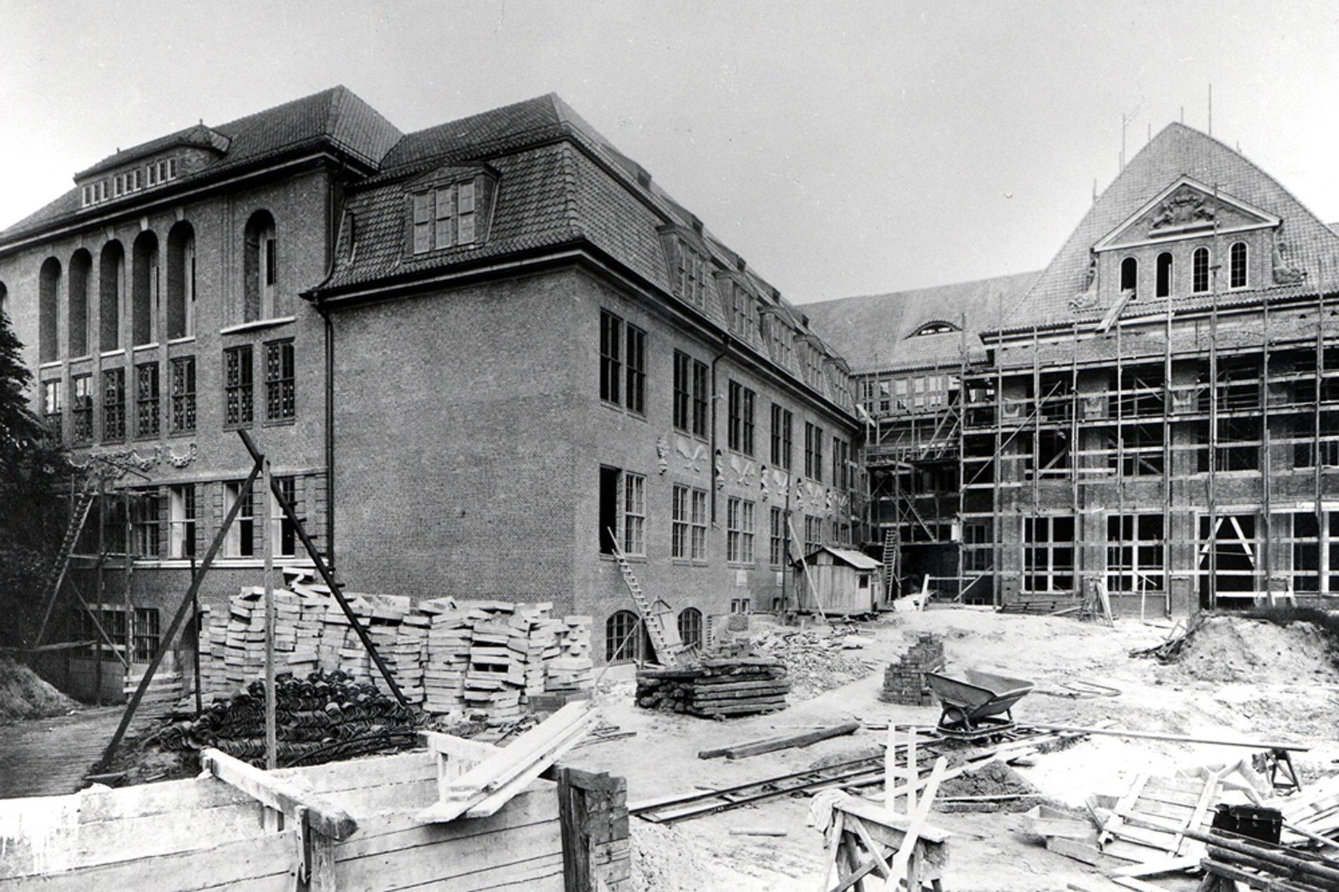 Das Museum für Hamburgische Geschichte im Bau, 1916