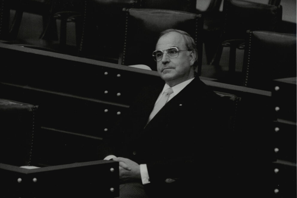 Barbara Klemm, Helmut Kohl, Bonn, 1982